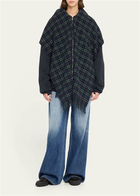balenciaga scarf hoodie
